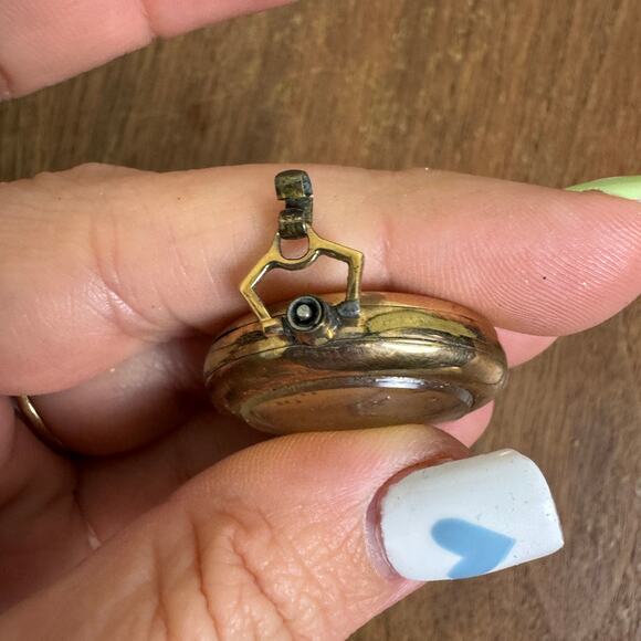 Antique Early American Waltham patent May 11, 1915 Gold Automatic Pocket Watch - Picture 3 of 12